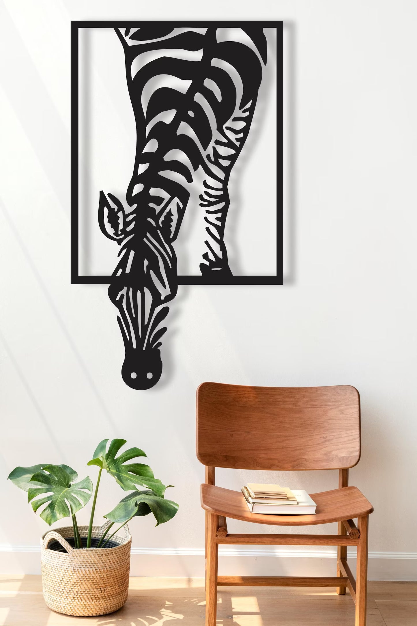 Zebra Metal Wall Art