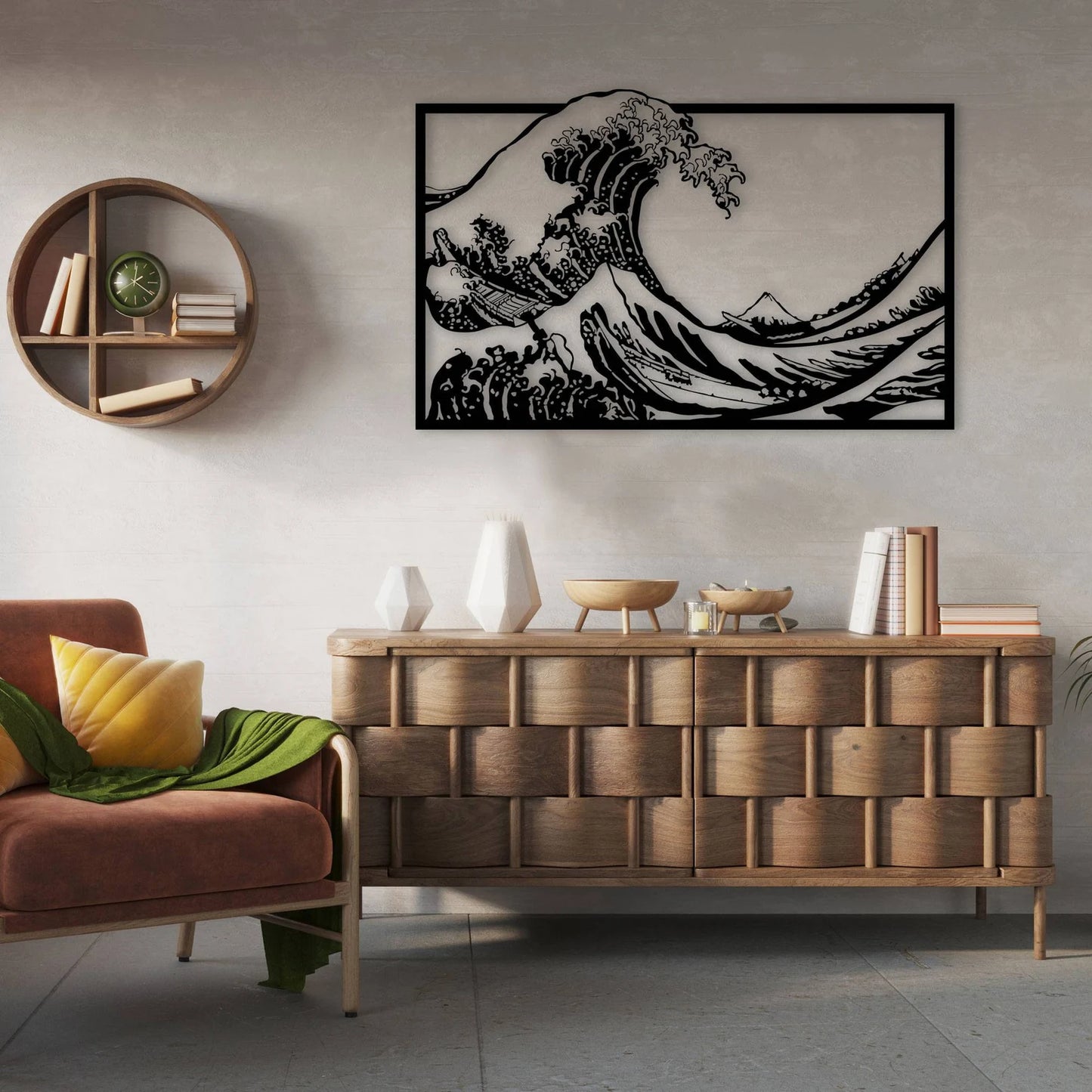 The Great Wave of Kanagawa Metal Wall Art